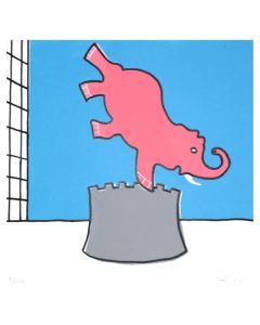 Frank Kiely - Elephant and Castle Print